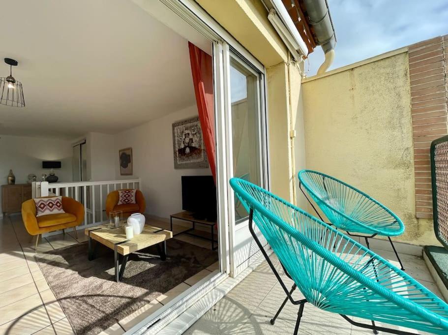Duplex 70M2 - Vue Cite Medievale - Parking Gratuit Carcasona Exterior foto