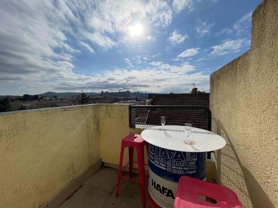 Duplex 70M2 - Vue Cite Medievale - Parking Gratuit Carcasona Exterior foto